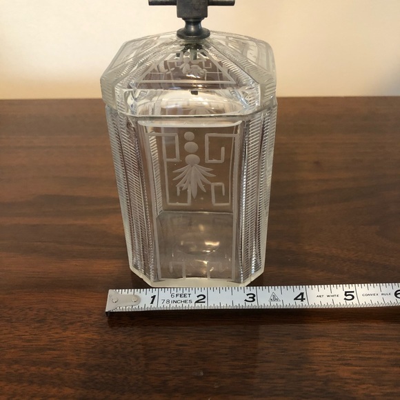 Antique Glass Condiment Jar - Picture 3 of 11